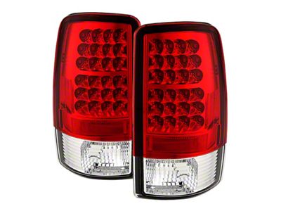 Spyder Auto Chevy Suburban/Tahoe 1500/2500 00-06 LED Tail Lights Red Clear - 5001542