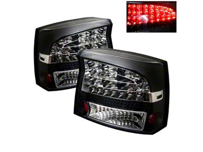 Spyder Auto Dodge Charger 06-08 LED Tail Lights Black ALT-YD-DCH05-LED-BK - 5002273