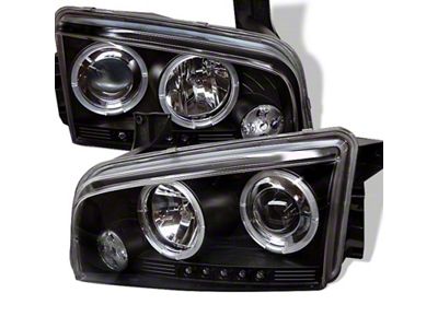 Spyder Auto Dodge Charger 06-10 Projector Headlights Halogen Only - LED - 5009739