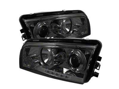 Spyder Auto Dodge Charger 06-10 Projector Headlights Halogen Only - LED - 5009753