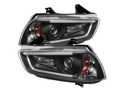 Spyder Auto Dodge Charger 11-14 Projector Headlights Halogen - Light Tube - 5074188