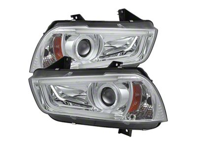 Spyder Auto Dodge Charger 11-14 Projector Headlights Xenon/HID Model- DRL Chrm - 5074218
