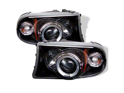 Spyder Auto Dodge Dakota 97-04/Durango 98-03 1PC Projector Headlights LED Halo - 5009784