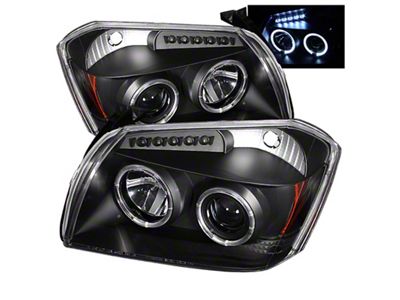 Spyder Auto Dodge Magnum 05-07 Projector Headlights LED Halo LED Blk - 5009876