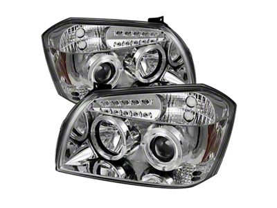 Spyder Auto Dodge Magnum 05-07 Projector Headlights LED Halo LED Chrm - 5009883