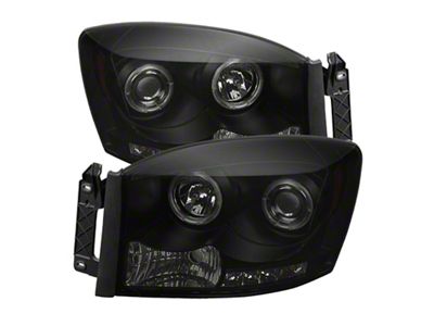 Spyder Auto Dodge Ram 1500 06-08 06-09 Projector Headlights LED Halo - 5078391