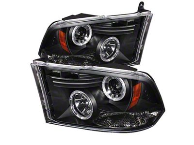 Spyder Auto Dodge Ram 1500 09-14 10-14 Projector Headlights Halogen- LED - 5010032
