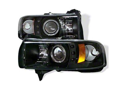 Spyder Auto Dodge Ram 1500 94-01 94-02 Projector Headlights LED Halo - 5010087