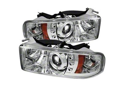 Spyder Auto Dodge Ram 1500 94-01 94-02 Projector Headlights LED Halo - 5010094