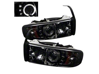 Spyder Auto Dodge Ram 1500 94-01 94-02 Projector Headlights LED Halo - 5010100