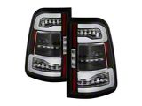 Spyder Auto Dodge Ram 19-20 LED Tail Light Black ALT-YD-DR19HAL-SEQ-BK - 5087294