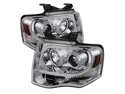 Spyder Auto Ford Expedition 07-13 Projector Headlights Light Tube DRL Chrm - 5079510