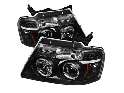 Spyder Auto Ford F150 04-08 Projector Headlights Version 2 LED Halo - 5010209