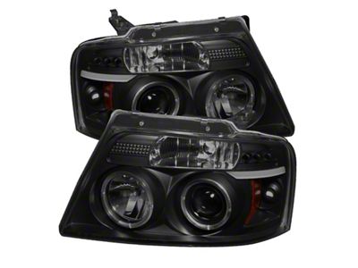 Spyder Auto Ford F150 04-08 Projector Headlights Version 2 LED Halo - 5078421