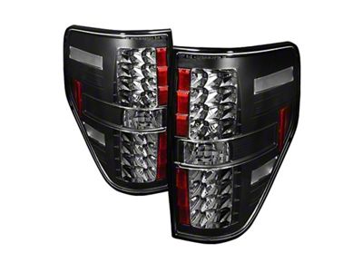 Spyder Auto Ford F150 09-14 LED Tail Lights Black ALT-YD-FF15009-LED-BK - 5008374