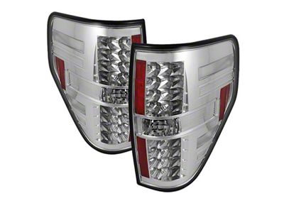 Spyder Auto Ford F150 09-14 LED Tail Lights Chrome ALT-YD-FF15009-LED-C - 5008404