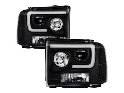 Spyder Auto Ford F250/350/450 05-07 Projector Headlights - Light Bar DRL - 5084507