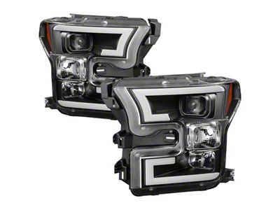 Spyder Auto Ford F150 2015-2017 Projector Headlights - Light Bar DRL - 5083531