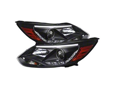 Spyder Auto Ford Focus 12-14 Projector Headlights Halogen Model Only - 5072832