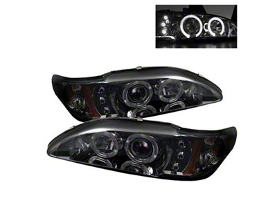 Spyder Auto Ford Mustang 94-98 1PC Projector LED Halo Amber Reflctr - 5010414