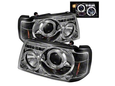 Spyder Auto Ford Ranger 01-11 1PC Projector Headlights LED Halo LED - 5010506