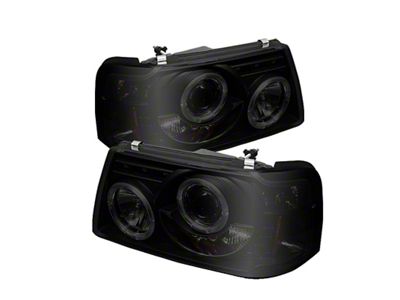 Spyder Auto Ford Ranger 01-11 1PC Projector Headlights LED Halo LED - 5078476