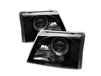 Spyder Auto Ford Ranger 98-00 Projector Headlights LED Halo Black High - 5010520