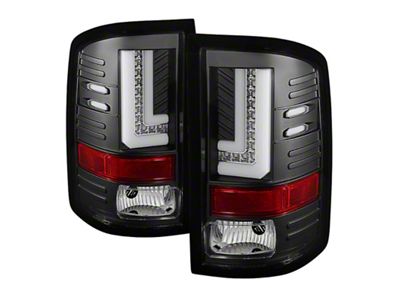 Spyder Auto GMC Sierra 14-16 LED Tail Lights Black ALT-YD-GS14-LBLED-BK - 5080660