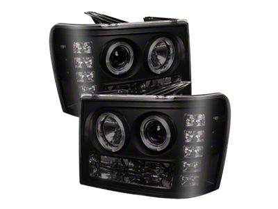 Spyder Auto GMC Sierra 1500/2500 07-13 Projector Headlights LED Halo- LED - 5078506