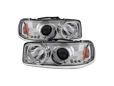 Spyder Auto GMC Sierra 1500/2500/3500 99-06 Projector Headlights LED Halo LED - 5009364