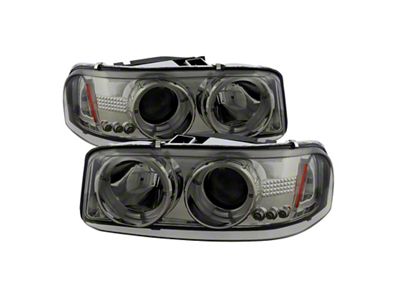 Spyder Auto GMC Sierra 1500/2500/3500 99-06 Projector Headlights LED Halo LED - 5009371