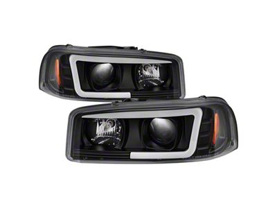 Spyder Auto GMC Sierra 1500/2500/3500 99-06 V2 Projector Headlights - DRL - 5084521