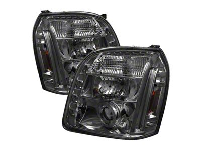 Spyder Auto GMC Yukon 07-14/Yukon Denali 07-14 Projector Headlights LED Halo - 5029348