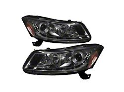 Spyder Auto Honda Accord 08-12 4Dr Projector Headlights- LED Halo DRL - 5010681