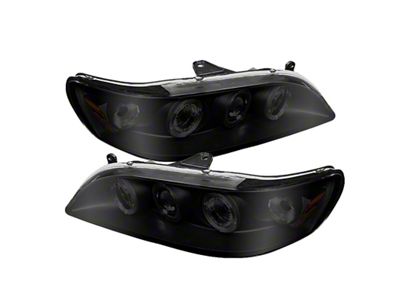 Spyder Auto Honda Accord 98-02 1PC Projector Headlights LED Halo Amber - 5010728