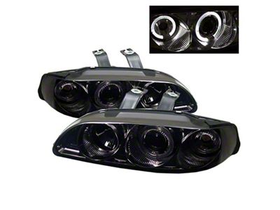 Spyder Auto Honda Civic 92-95 2/3DR 1PC Projector LED Halo Amber - 5010865