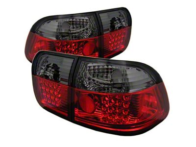 Spyder Auto Honda Civic 96-98 4Dr LED Tail Lights Red Smoke - 5005038