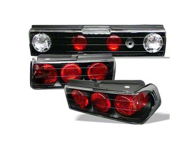 Spyder Auto Honda CRX 88-91 Euro Style Tail Lights Black ALT-YD-HCRX88-BK - 5005120
