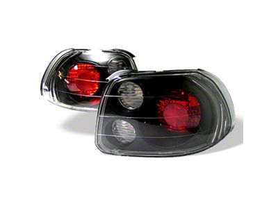 Spyder Auto Honda Del Sol 93-97 Euro Style Tail Lights Black - 5005168
