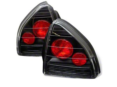 Spyder Auto Honda Prelude 92-96 Euro Style Tail Lights Black ALT-YD-HP92-BK - 5005229