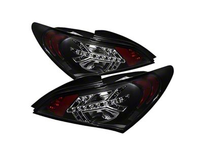 Spyder Auto Hyundai Genesis 10-12 2Dr LED Tail Lights Black ALT-YD-HYGEN09-LED-BK - 5034304
