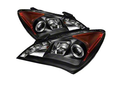 Spyder Auto Hyundai Genesis 10-12 Projector Halogen Model- LED Halo DRL - 5034250
