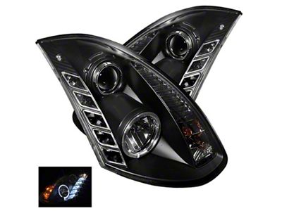 Spyder Auto Infiniti G35 03-07 2DR Projector Halogen - LED Halo - 5011060