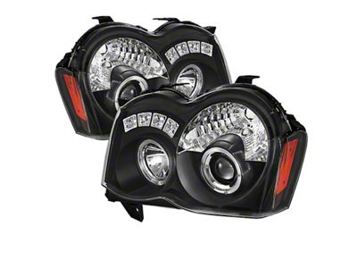 Spyder Auto Jeep Grand Cherokee 08-10 Projector Headlights LED Halo LED - 5070166