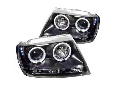 Spyder Auto Jeep Grand Cherokee 99-04 Projector Headlights LED Halo LED - 5011145