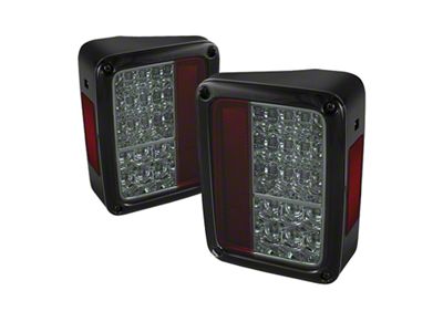 Spyder Auto Jeep Wrangler 07-15 LED Tail Lights Smoke ALT-YD-JWA07-LED-SM - 5070418