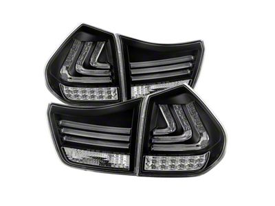 Spyder Auto Lexus RX330/RX350 04-09 LED Tail Lights Black ALT-YD-LRX04-LED-BK - 5080837