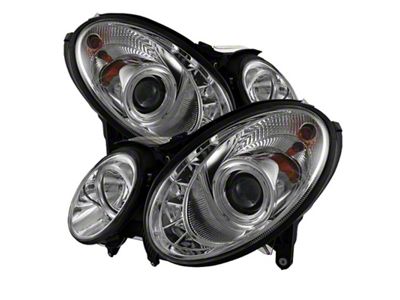 Spyder Auto Mercedes Benz E-Class 07-09 Projector Headlights Halogen - DRL - 5029355