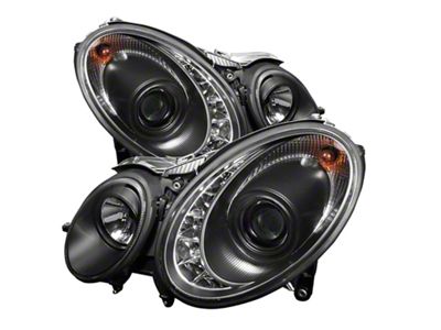Spyder Auto Mercedes Benz E-Class 07-09 Projector Headlights Halogen - DRL - 5029379