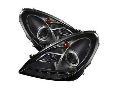 Spyder Auto Mercedes Benz SLK 05-10 Projector Headlights Halogen Model- DRL - 5032546